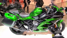 2018 Kawasaki Ninja H2 SX SE at 2017 EICMA Milan Motorcycle Exhibition